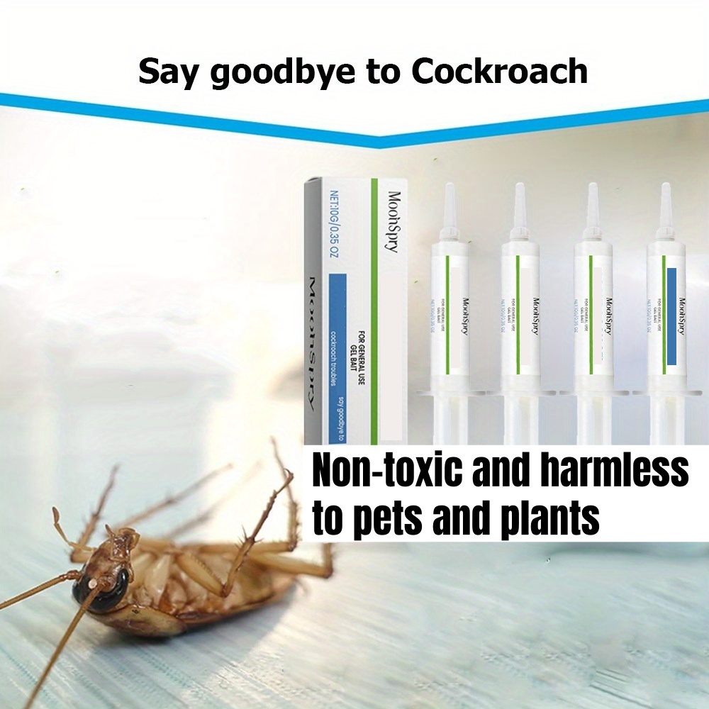 4 Tubes Cockroach Attractant B - Kitchen Appliances Cabinet recension och pris