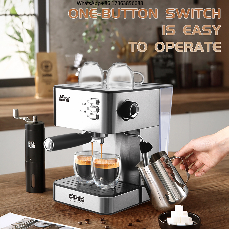 DSP 15 Bar Espresso Coffee Mak - Coffee Maker recension och pris