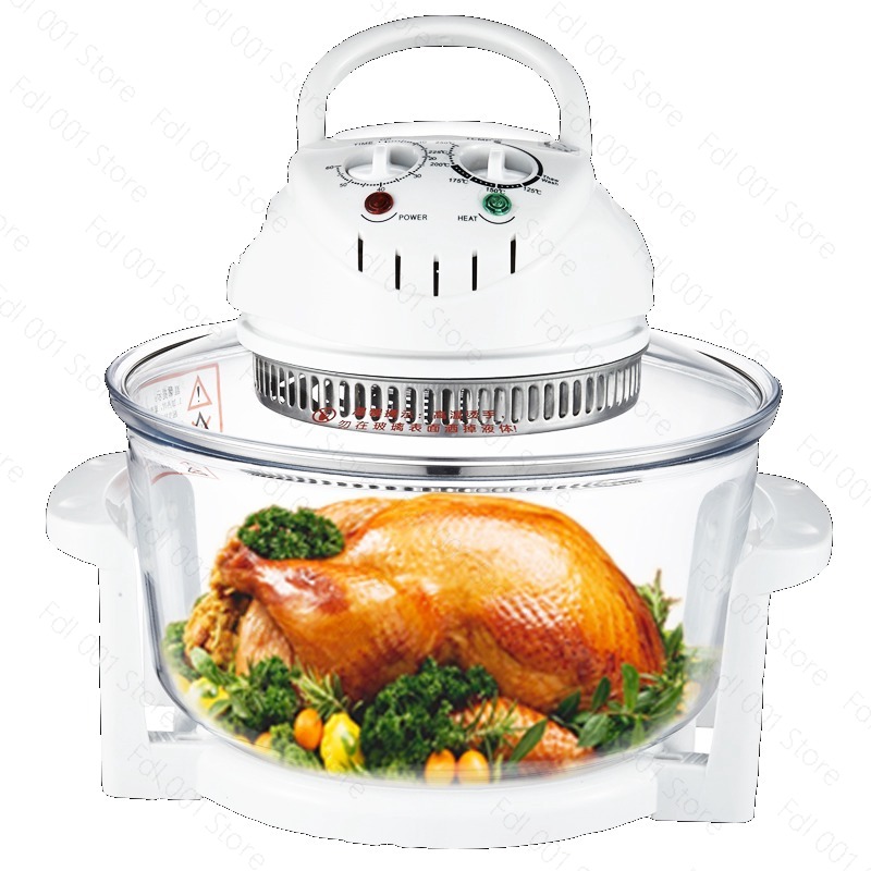 Glass Air fryer Light wave fur - Air Fryer recension och pris