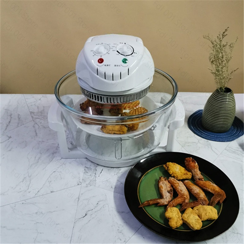 Glass Air fryer Light wave fur - Air Fryer recension och pris