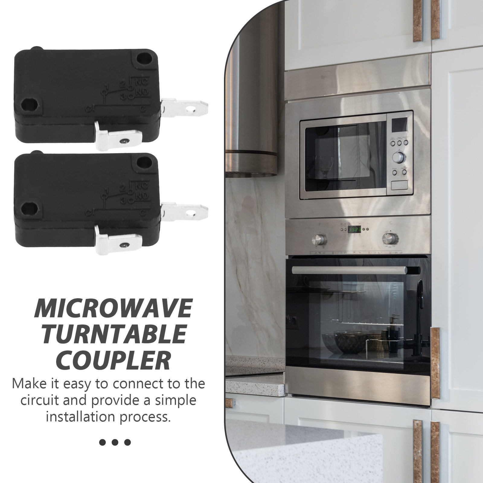 2Pcs Micro Switch 2-Pin Normal - Microwave Oven recension och pris