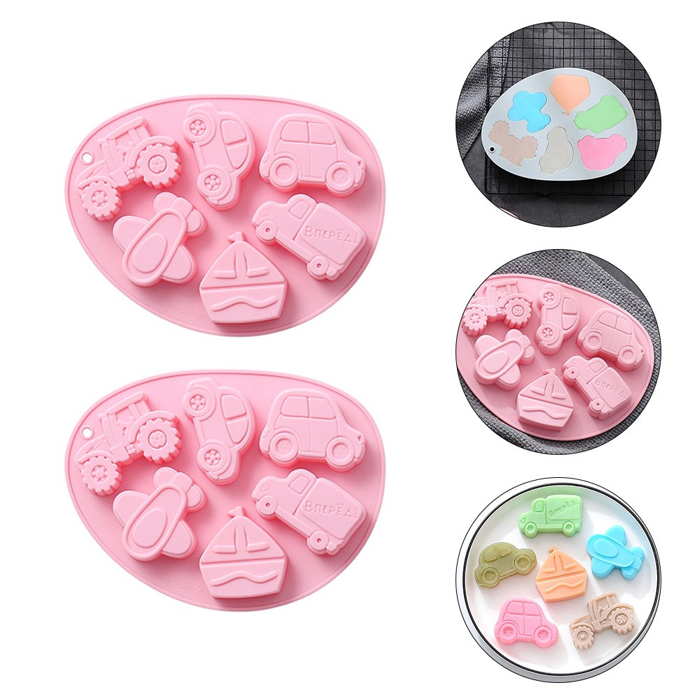 2Pcs 3D Silicone Vehicle Choco - Microwave Oven recension och pris