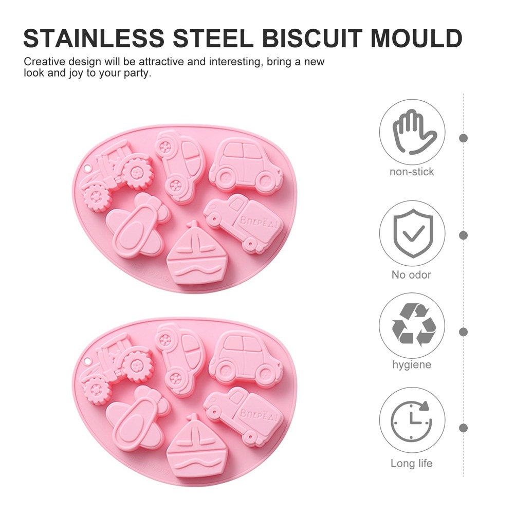 2Pcs 3D Silicone Vehicle Choco - Microwave Oven recension och pris