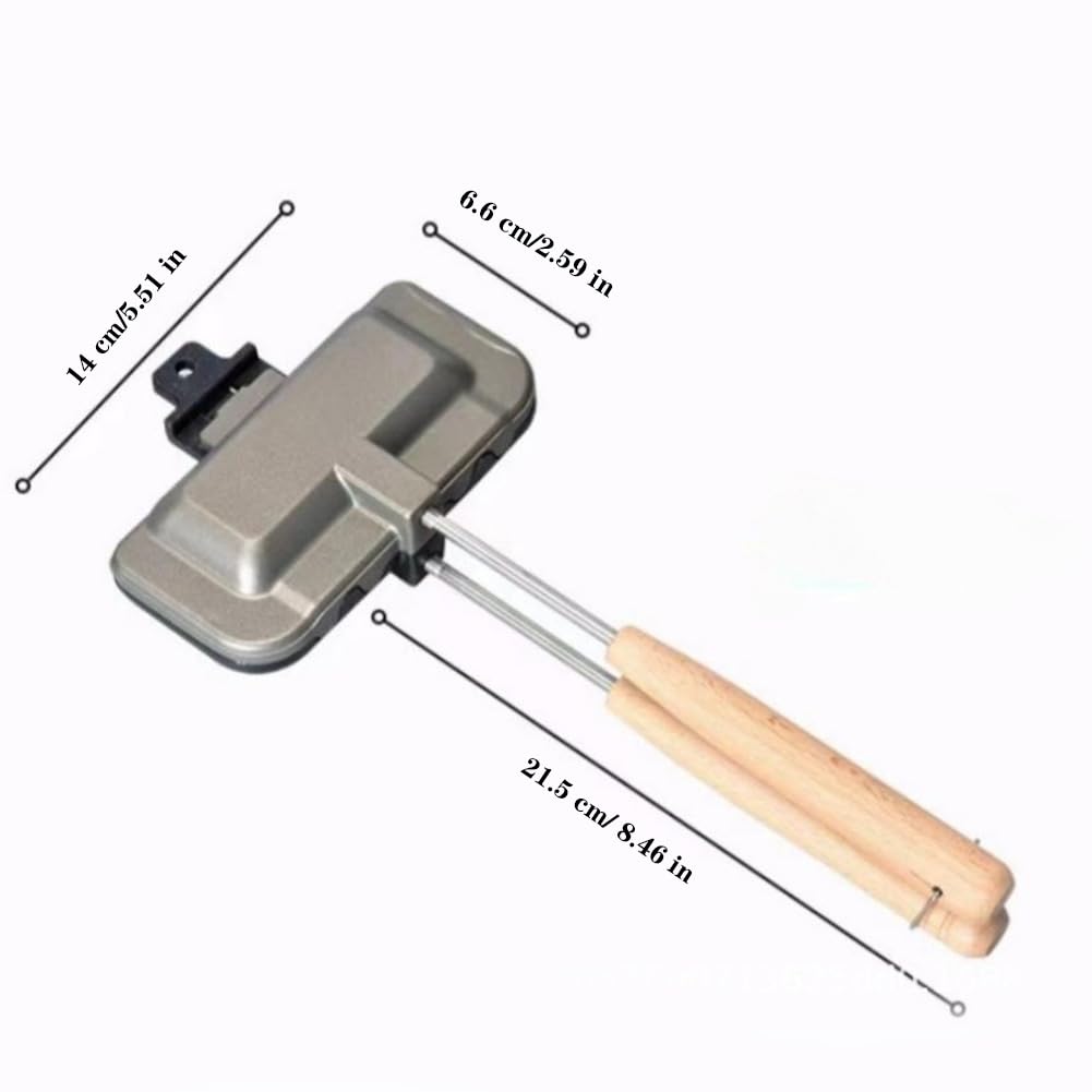 Sandwich Maker with Wooden Han - Toaster recension och pris