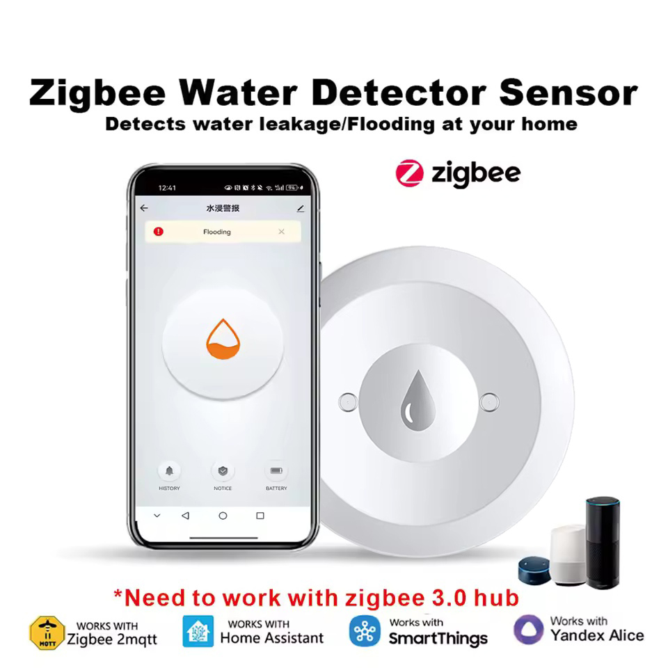 Zigbee Water Sensor Flood Leak - Kitchen Appliances Video recension och pris