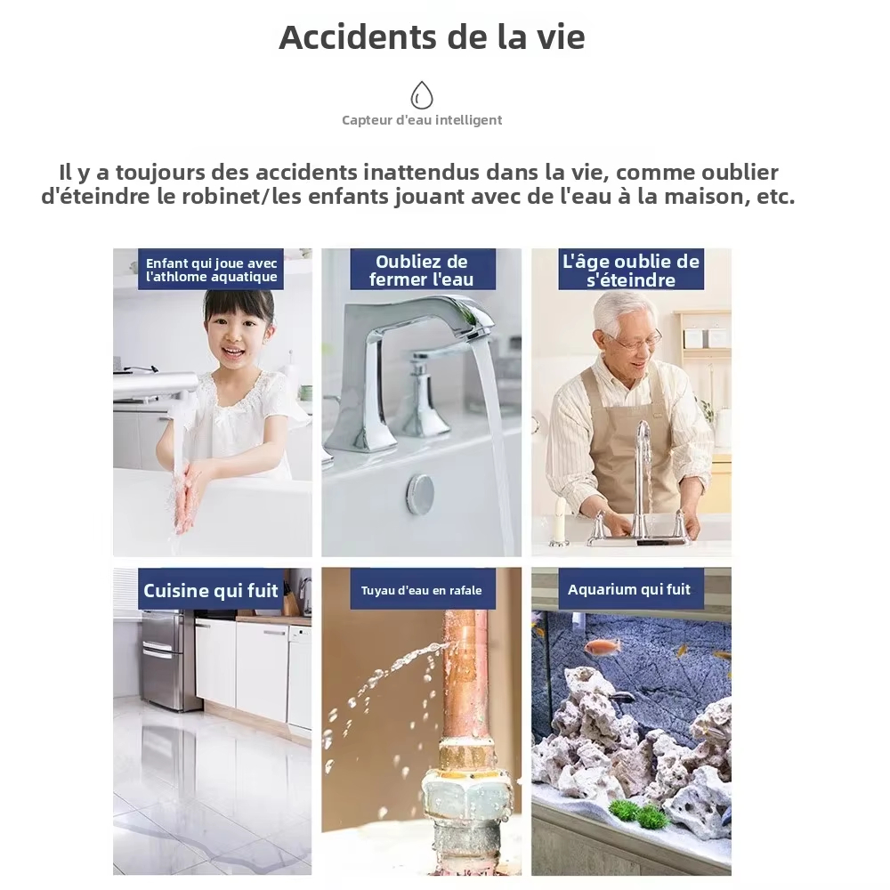 Tuya ZigBee Smart Water Leak S - Kitchen Appliances Video recension och pris