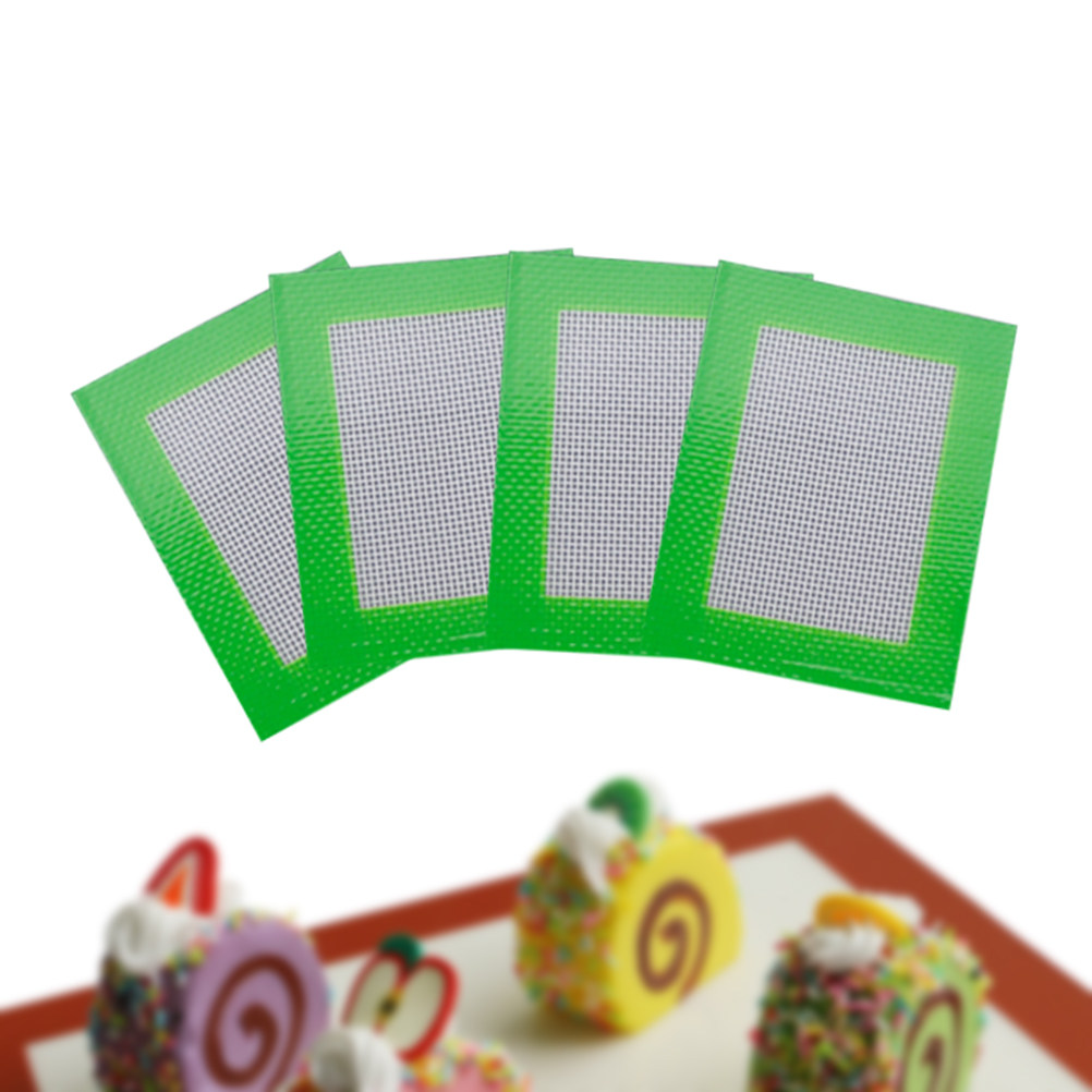 4Pcs Silicone Baking Mat Heat  - Microwave Oven recension och pris