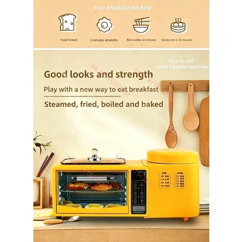 4-in-1 Multifunctional Breakfa - Toaster recension och pris