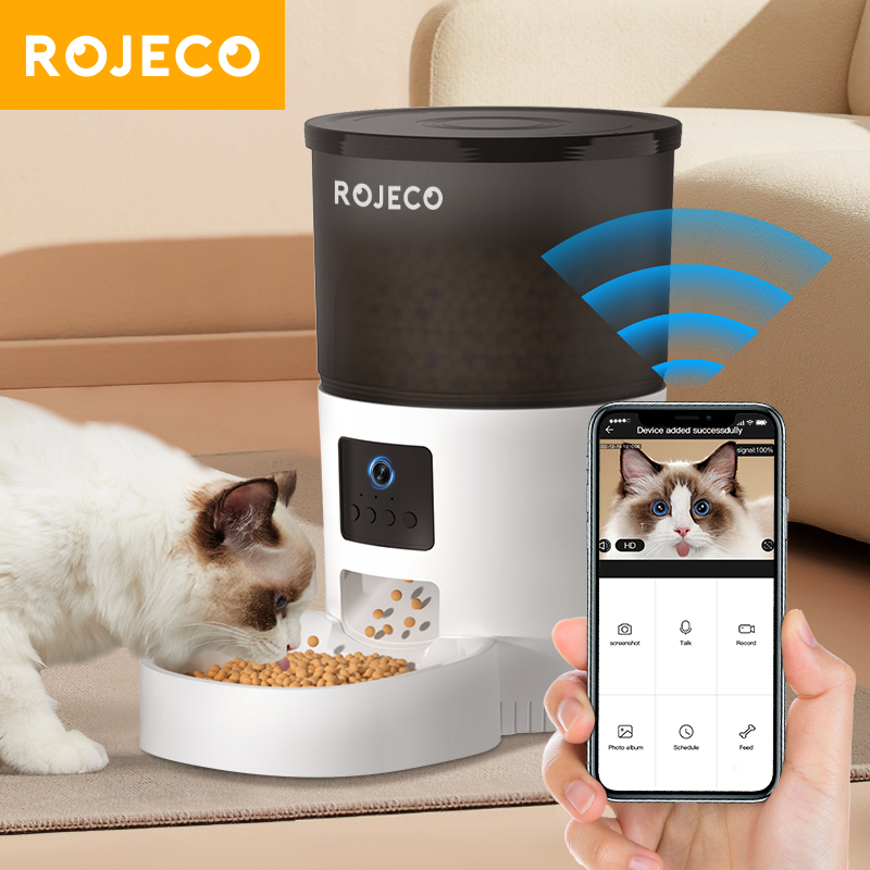 ROJECO Automatic Cat Feeder Wi - Kitchen Appliances Video recension och pris