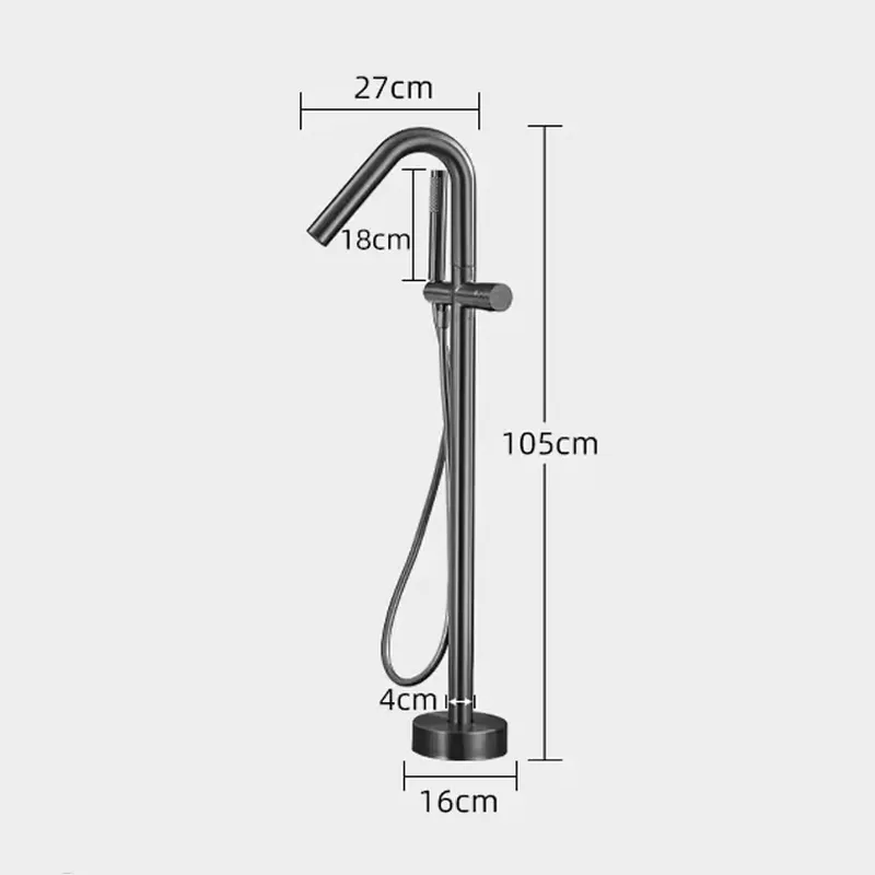 Copper Freestanding Bath Showe - Stand Mixer recension och pris
