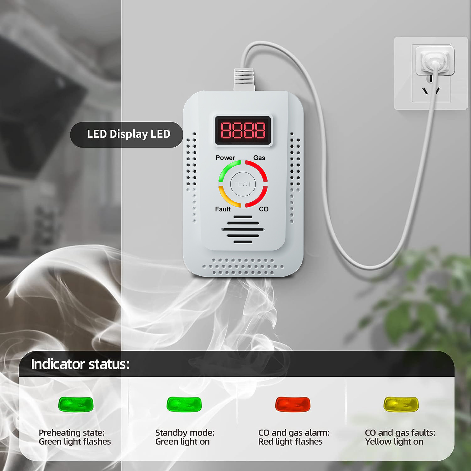Natural Gas Detector 2in1 And  - Kitchen Appliances Video recension och pris