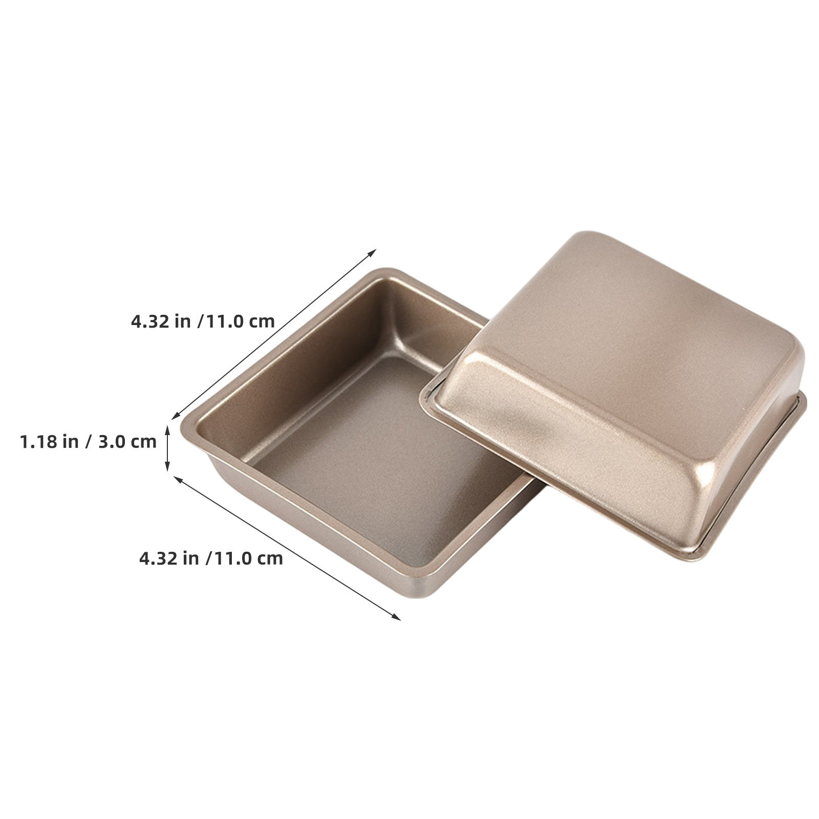 4 Pcs Square Non-stick Baking  - Air Fryer recension och pris